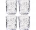 Набор стаканов 4 штуки "FLORA", 350 мл