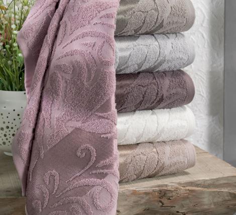 Набор махровых полотенец "TWO DOLPHINS" 50х90 (1/6 шт.)E985) BASAK