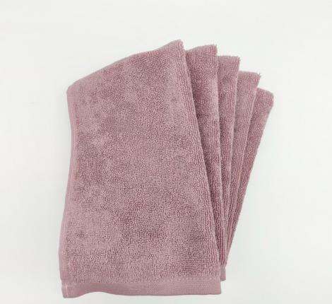 Набор махровых салфеток "Sofi de Marko" Дэйзи 30х50-5шт., пепел роза