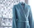 Халат махровый "Blanc des Vosges" UNI CELADON (бирюзовый), XL