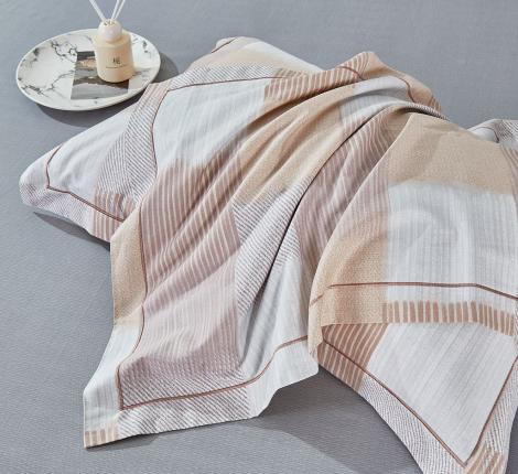 Постельное белье с одеялом "Asabella" 2224-OMP Сатин, Евро