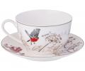 Чайный сервиз "ЛЕСНАЯ СКАЗКА" СНЕГИРИ на 6 персон, 14 персон
