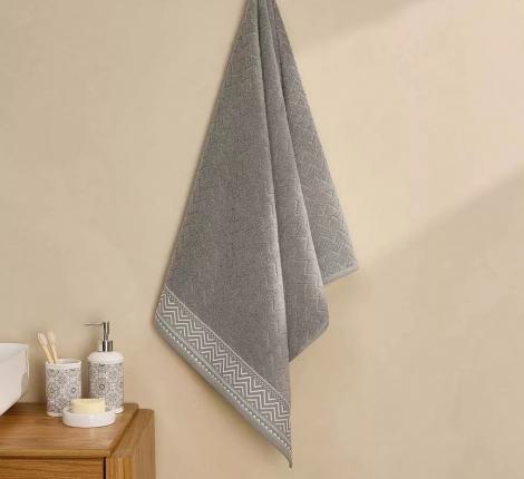 Полотенце махровое Arya 70x140 Vigor, Серый