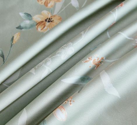 Постельное белье "Asabella" 2314-7 Мако-Сатин, Семейный