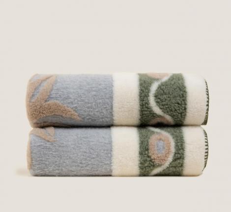 Плед кашемировый Frati "TRIONFALE" VERDE (зеленый), 150x190