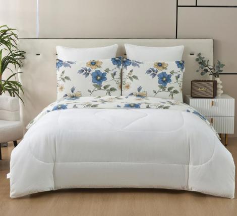 Постельное белье с одеялом "Sofi de Marko" Роберто №38 Велюр/Сатин, Евро