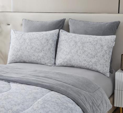 Постельное белье с одеялом "Sofi de Marko" Роберто №36 Велюр/Сатин, Евро