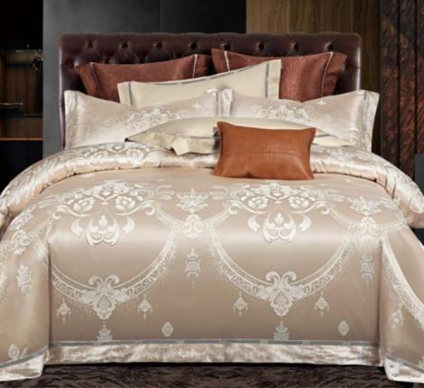 Постельное белье "Valtery" JC-95 Сатин-Жаккард, Семейный