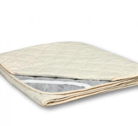 Наматрасник с резинкой АльВиТек "Шерсть-Микрофибра" 200х220