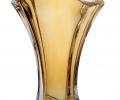 Ваза Cre Art "WAVE-02" (янтарный) стекло, высота 30 см
