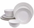 Набор посуды обеденный "GREY LACE" на 4 персоны, 12 предметов