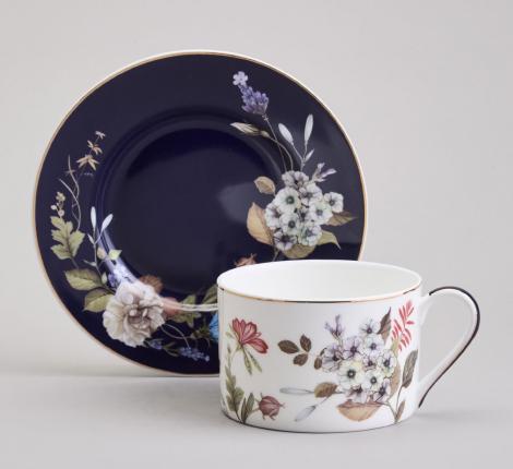 Чайный набор "BELLE" 86-2552-1 на 2 персоны, 4 предмета (190 мл)