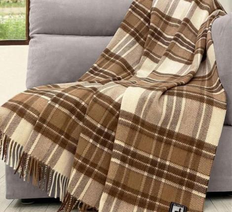 Плед INCALPACA (55% шерсть альпака, 45% шерсть мериноса) PP-26, 150x200