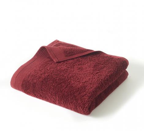 Полотенце махровое "Blanc des Vosges" UNI GRIOTTE (вишневый), 30х30-2шт.
