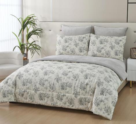 Постельное белье с одеялом "Sofi de Marko" Роберто №37 Велюр/Сатин, Евро