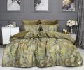 Постельное белье с одеялом "Kazanov.A." Филис (охра олива) Велюр/Egypt Cotton, Евро