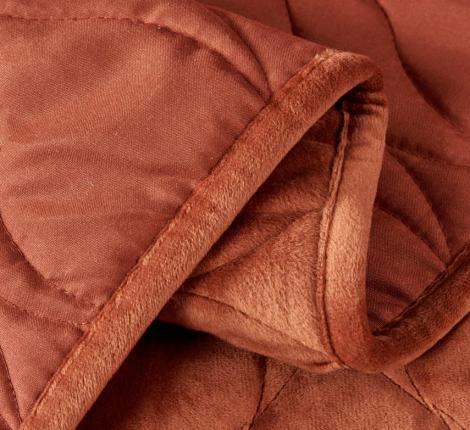 Покрывало "Sofi de Marko" Нобилис (медный) Велюр, 240х260