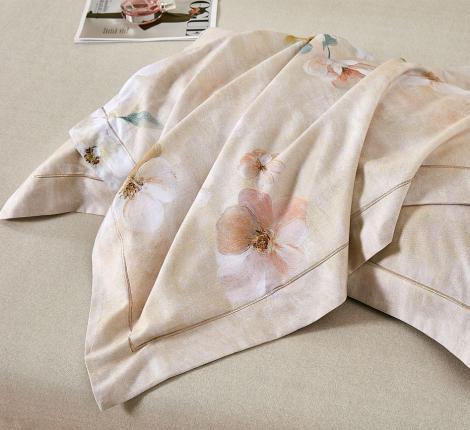 Постельное белье с одеялом "Asabella" 2280-2OSP Фланель, Семейный