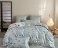 Постельное белье "Asabella" 2201-6 Фланель, Евро