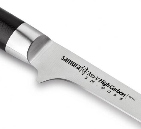 Нож кухонный &quot;Samura Mo-V&quot; обвалочный 165 мм, G-10 (с тату)