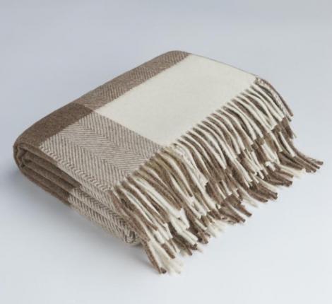 Плед INCALPACA (55% шерсть альпака, 45% шерсть мериноса) PP-63, 150x200