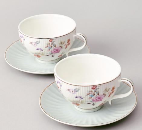 Чайный набор "ВРЕМЕНА ГОДА" на 2 персоны, 4 предметов (250 мл), голубой