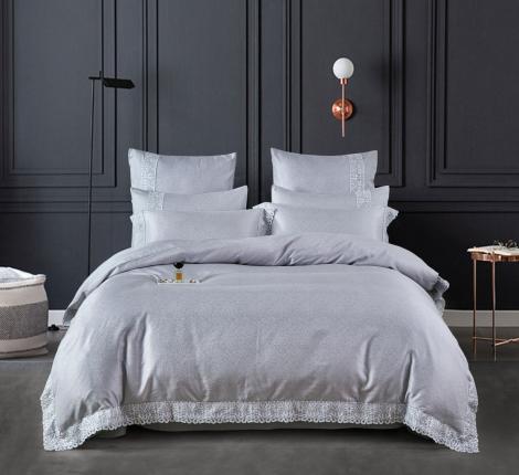 Постельное белье "Asabella" 2227-4 Жаккард, Евро