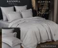 Постельное белье "Kazanov.A." Stripe Royal (платина) Страйп Сатин, Евро