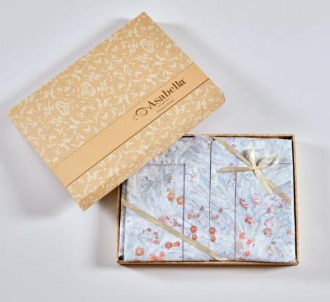 Постельное бельё "Asabella" 2389-7 Мако-Сатин, Семейный