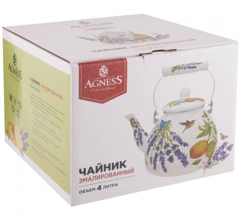 Чайник эмалированный "ПРОВАНС ЛИМОНЫ", 4,0 л