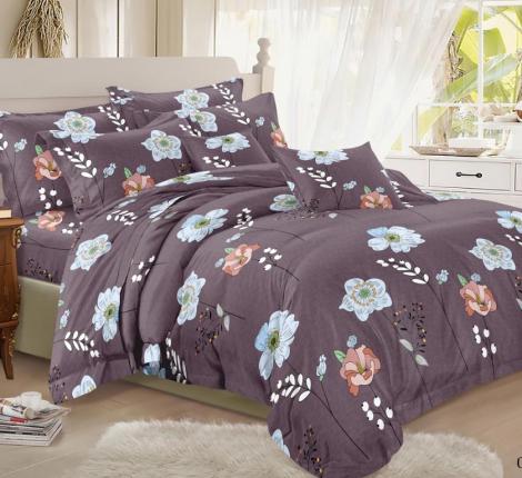 Постельное бельё "Cleo" Art Color 20/008-AC Полисатин, 2 спальный