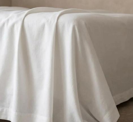Постельное бельё "MAJOLİ" Stonewashed DOVE Варёный хлопок, 1,5 спальный