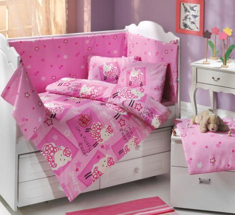 Постельное бельё с одеялом Hobby детское &quot;LITTLE SHEEP&quot; розовый