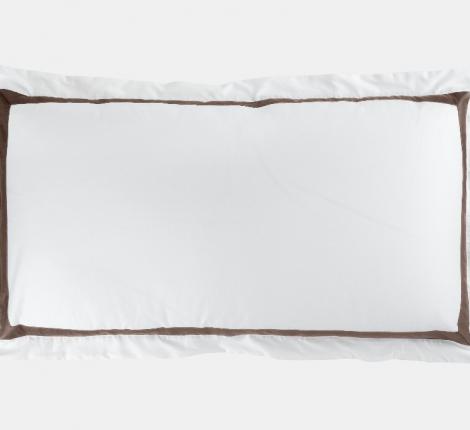 Наволочка с широкой отделкой "ALPINE BROWNIE ALLURE GRASS" Мако-Сатин, 50х90 (2шт)