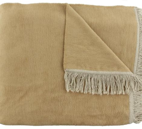 Плед хлопковый "CLAUDI" PAULOS GOLD, 150х200