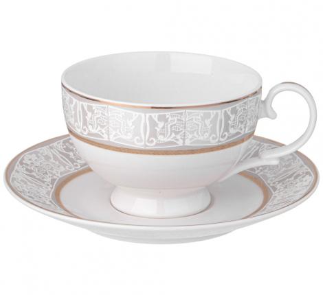 Чайный набор "СВАДЕБНЫЙ"  на 2 персоны, 4 предмета (300 мл)