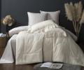 Постельное белье с одеялом "Kazanov.A." Solid Linen Satin (натуральный бежевый) Сатин, Евро