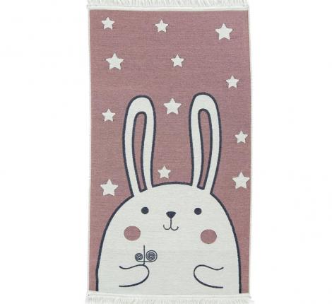 Коврик детский RUBBİT (розовый), 80х150