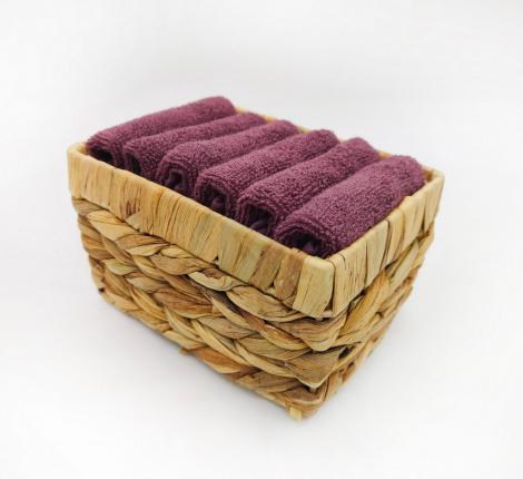 Набор махровых салфеток "Sofi de Marko" Бруна 30х30(6шт), пурпурный