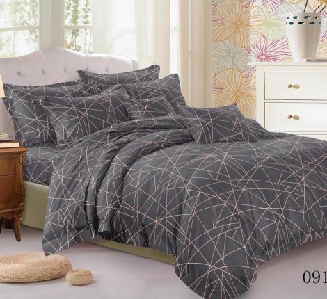 Постельное бельё "Cleo" Art Color 15/091-AC Полисатин, 1,5 спальный