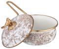 Набор эмалированных кастрюль и ковш с крышкой "ROYAL GARDEN" 950-779, 0,9/2,1/2,8 л