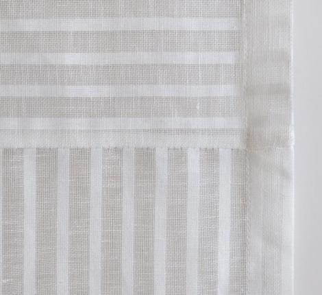 Штора на ленте "ФЬЮЖН" 245х310 см, белый