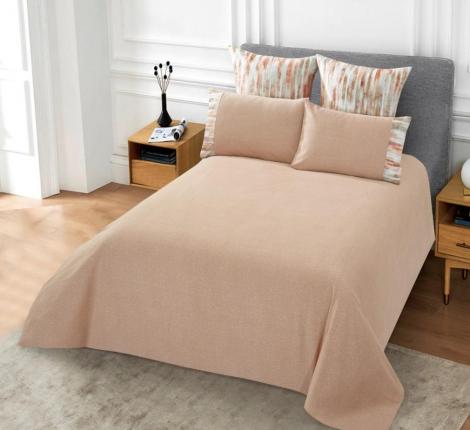 Постельное бельё "KARTEKS" жаккардовый сатин АКВАРЕЛЬ CVP 03, Евро