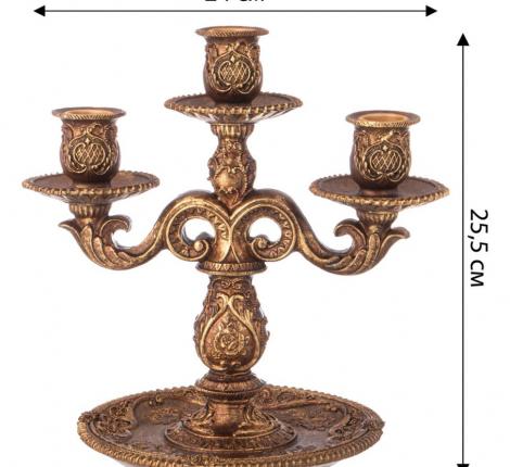 Подсвечник "РОКОКО", 24*17,1*24 см