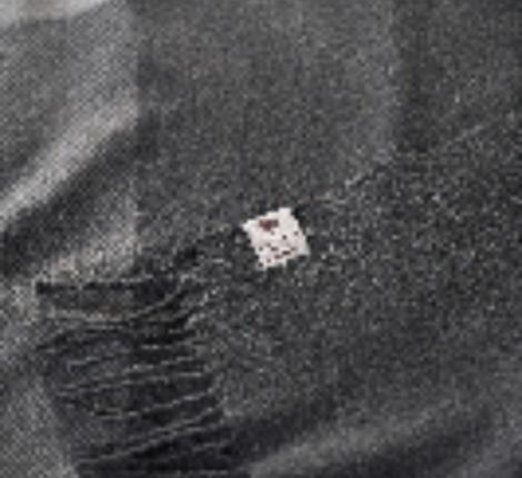 Плед "WOOLEN" (шерсть 100%) 150х200, серо-графитовый