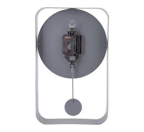 Часы настенные с маятником Karlsson "CHARM SMALL" (серый), 32,5x20x5 см