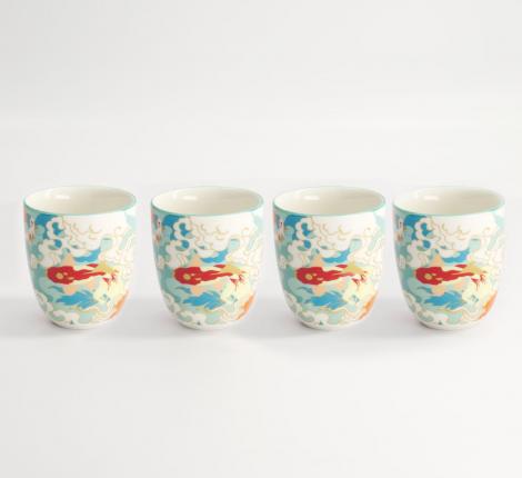Набор кружек 4 шт. "Kawaii Hokusai" TD-22121, 170 мл
