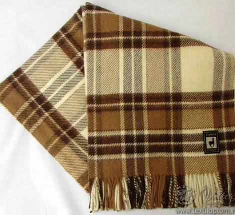 Плед INCALPACA (55% шерсть альпака, 45% шерсть мериноса) PP-26, 170x210