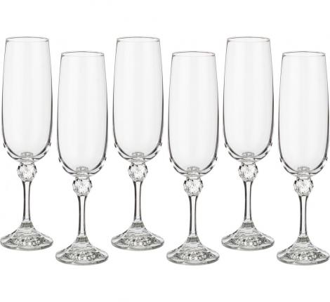 Набор бокалов для шампанского 6 штук &quot;ДЖУЛИЯ&quot; 180 мл