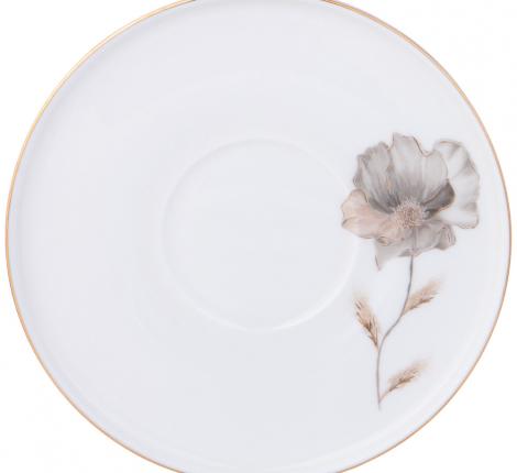 Кофейный набор "INSPIRATION" ЗОЛОТОЙ ЦВЕТОК на 2 персоны, 4 предмета (220 мл)